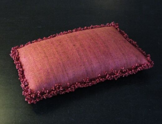 Bohemian silk cushion