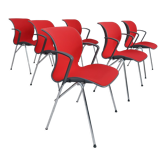 Six chaises « Ensemble », Années 90, design danois par Alfred Homann