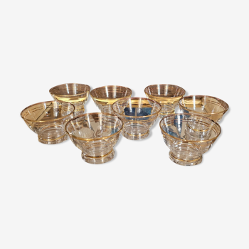 50's champagne glasses