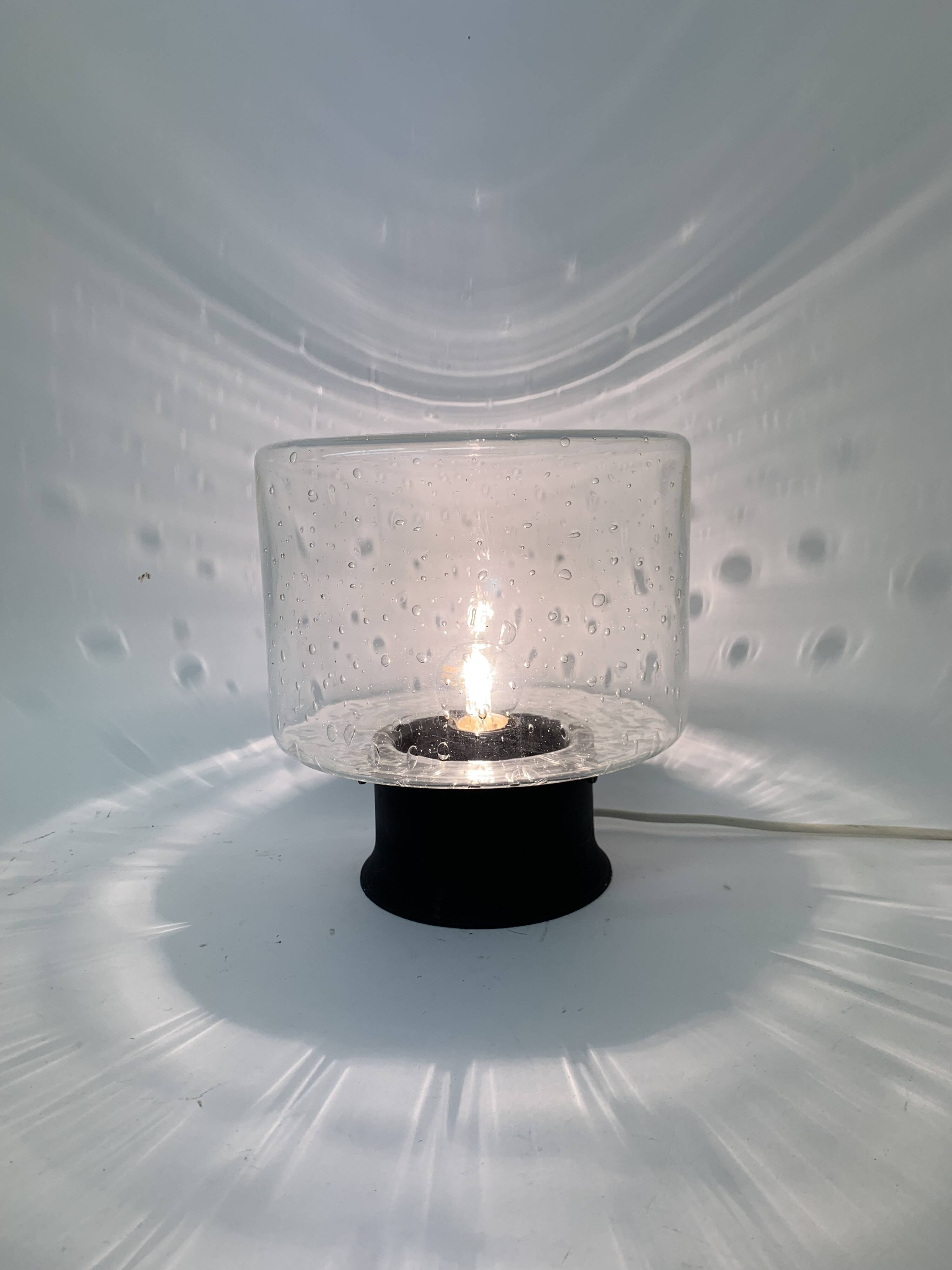 Mid-century design glass ceiling lamp, 1960’s