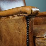 Sheepskin armchair