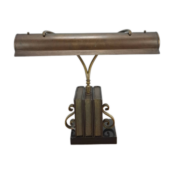 Bronzen bureau bankierslamp bureaulamp