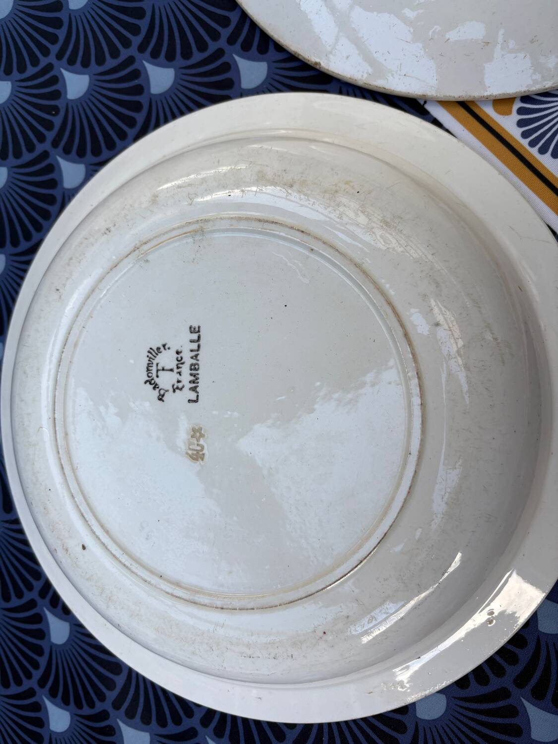 Service plates Badonviller