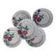 5 vintage dessert plates from Sarreguemines, Monceau model 231129.