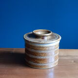 Berry stoneware butter dish