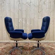 Paire de fauteuils de bureau 1970