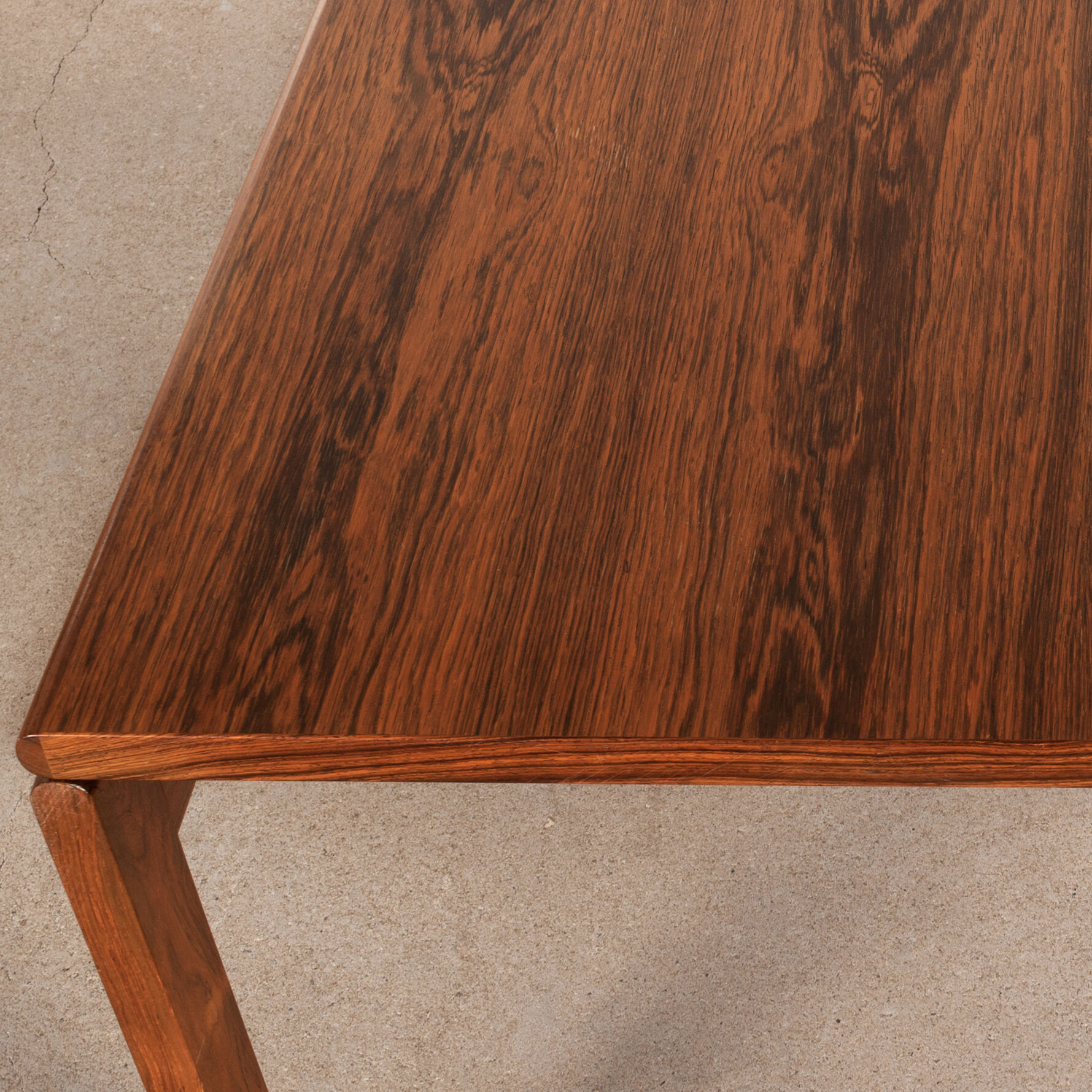 Tobia Scarpa coffee table in wood for Haimi Finland, 1975