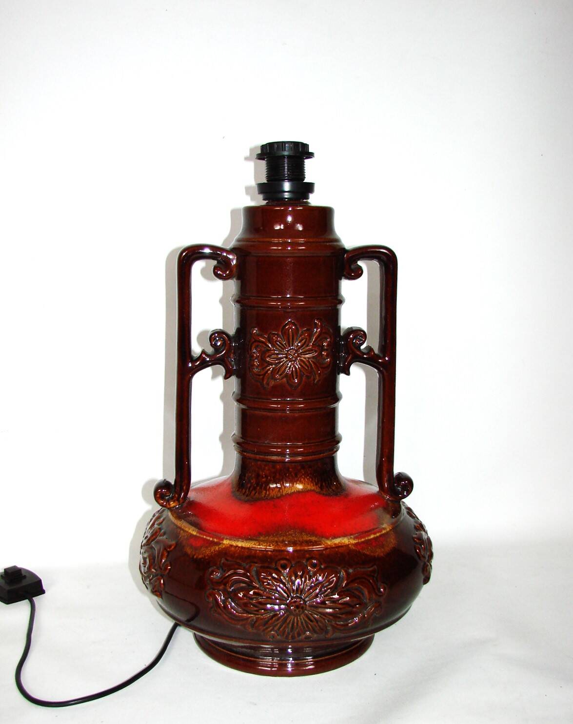 Ceramic floor lamp, 1970s.