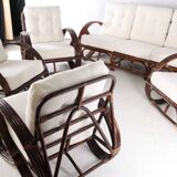 Rattan lounge