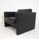 Knoll Studio Line set of 2 leather armchairs by Jürgen Lange