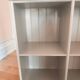 Bibliothèque baudou en bois de hêtre gris clair