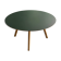 Table Hay CPH25 Ø140 x H74 oak and green linoleum