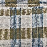 290x190 cm indigo blue mustard kilim carpet, wool made kilim rug.