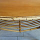 Table basse vintage rotin années 50/60