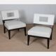 Pair of armchairs by Christian Liaigre for Holly Hunt, 1990