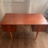 Vintage 60s mahogany desk