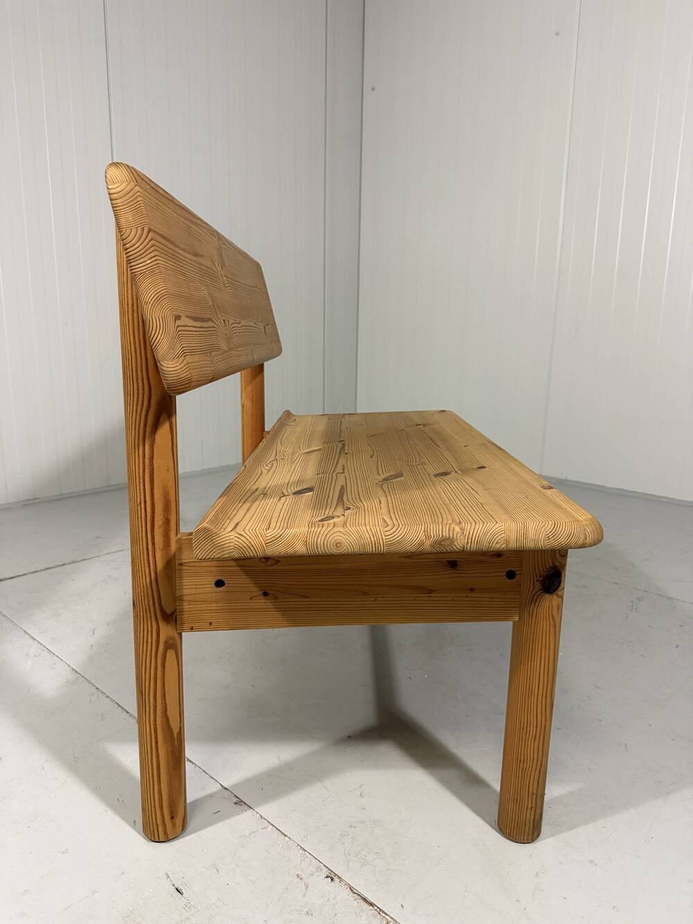 Korup Design solid pine benches with storage space Denmark