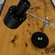 Lampe de bureau vintage noire
