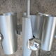 6-light aluminum chandelier