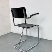 Vintage Bauhaus Tubular Chromed Steel Cantilever Chair, 1930s
