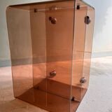 Table basse plexiglas fumé Michel Dumas