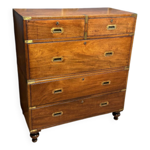 Coffre de campagne militaire