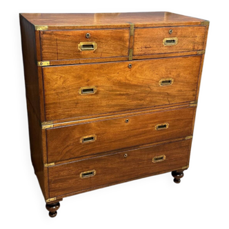Antique military campaign chest