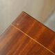 Vintage Low Bevan Funnell Library in Flamed Mahogany with Two Drawers