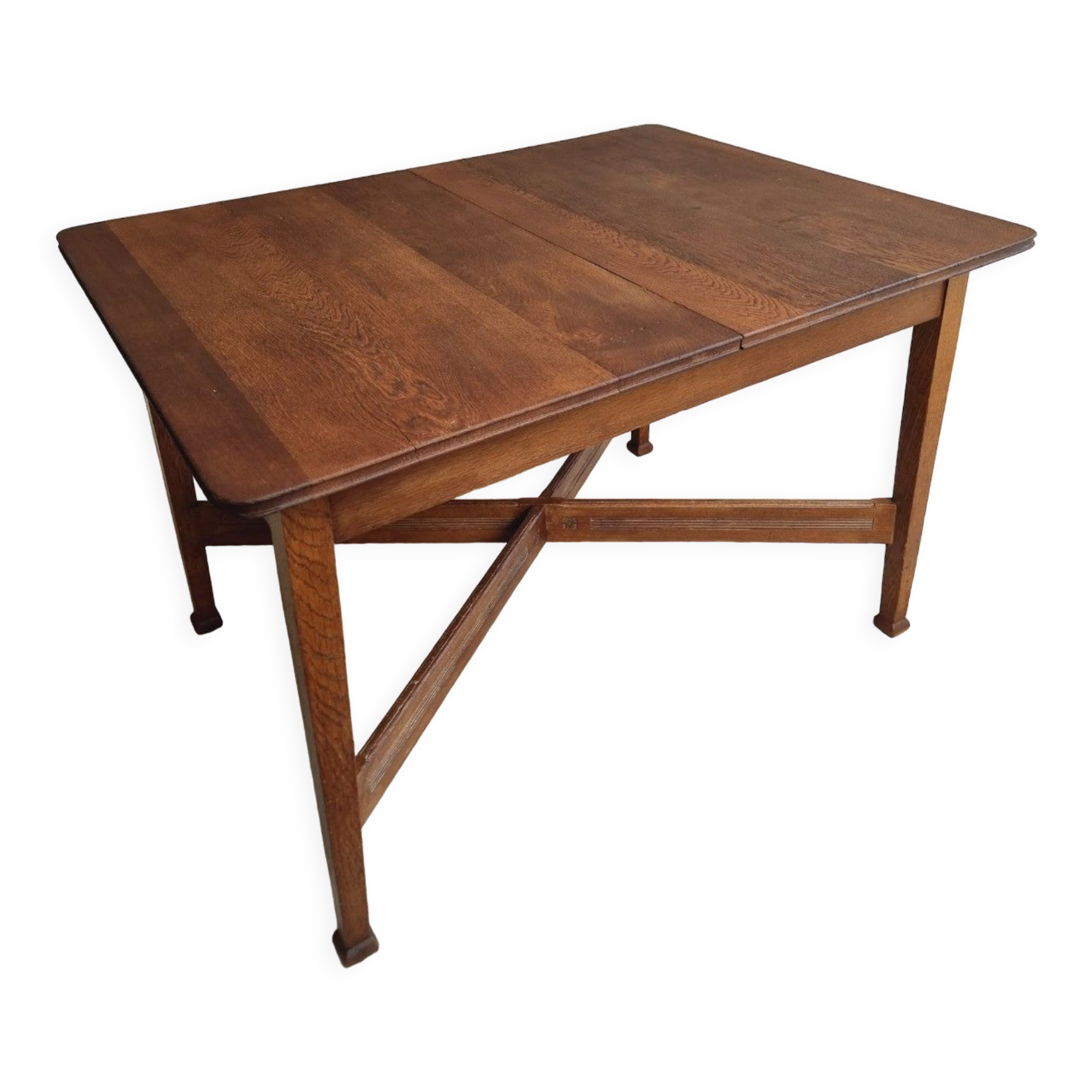 Antique extendable table dining table oak