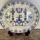 Dish Jules Vieillard Bordeaux 48 cm, 19th century.