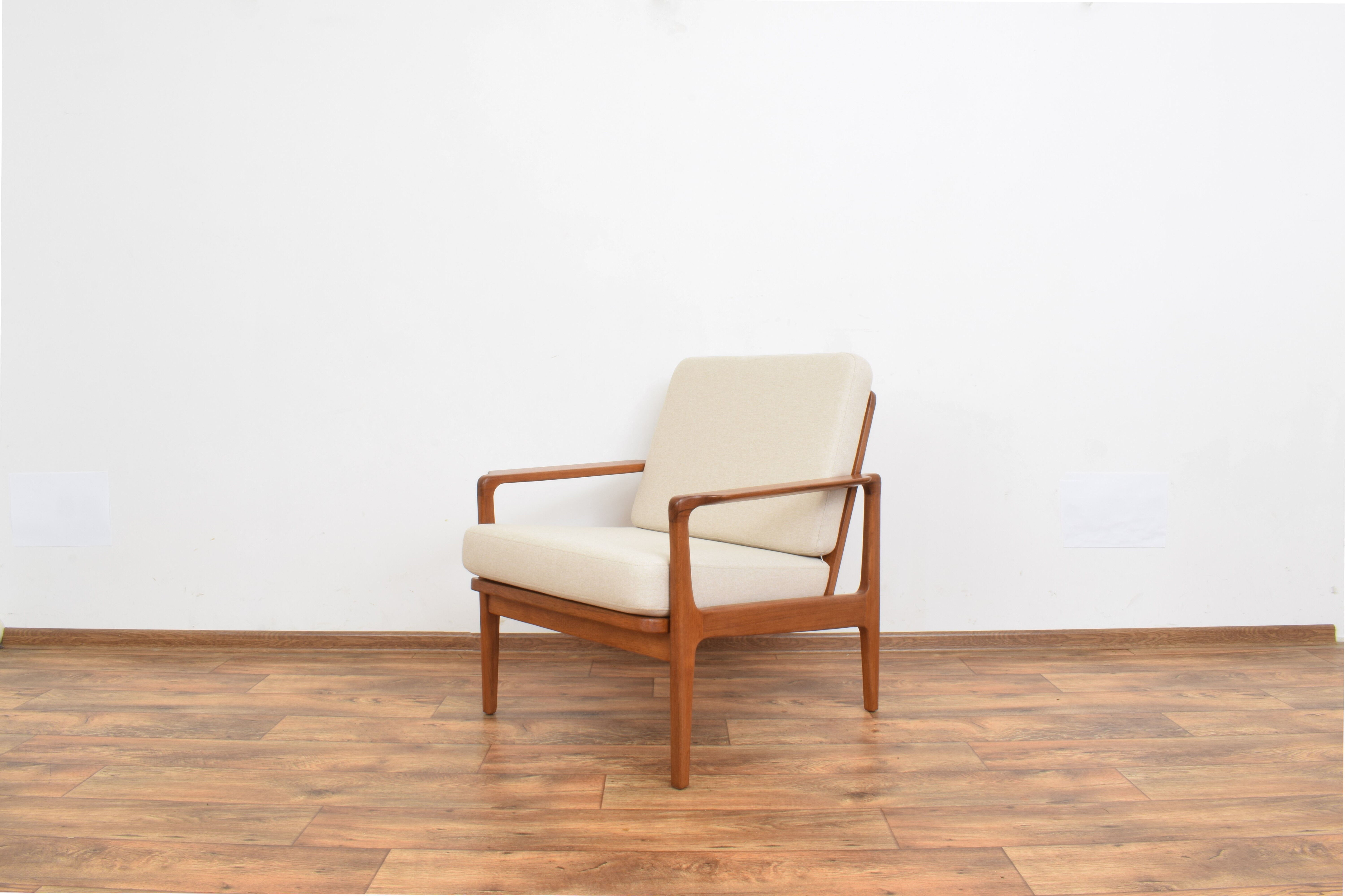 Mid-century danish teak armchair, 1960s