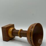 Art deco wooden bowl