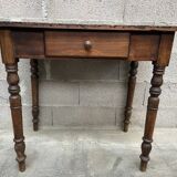 Table de ferme en sapin 1930