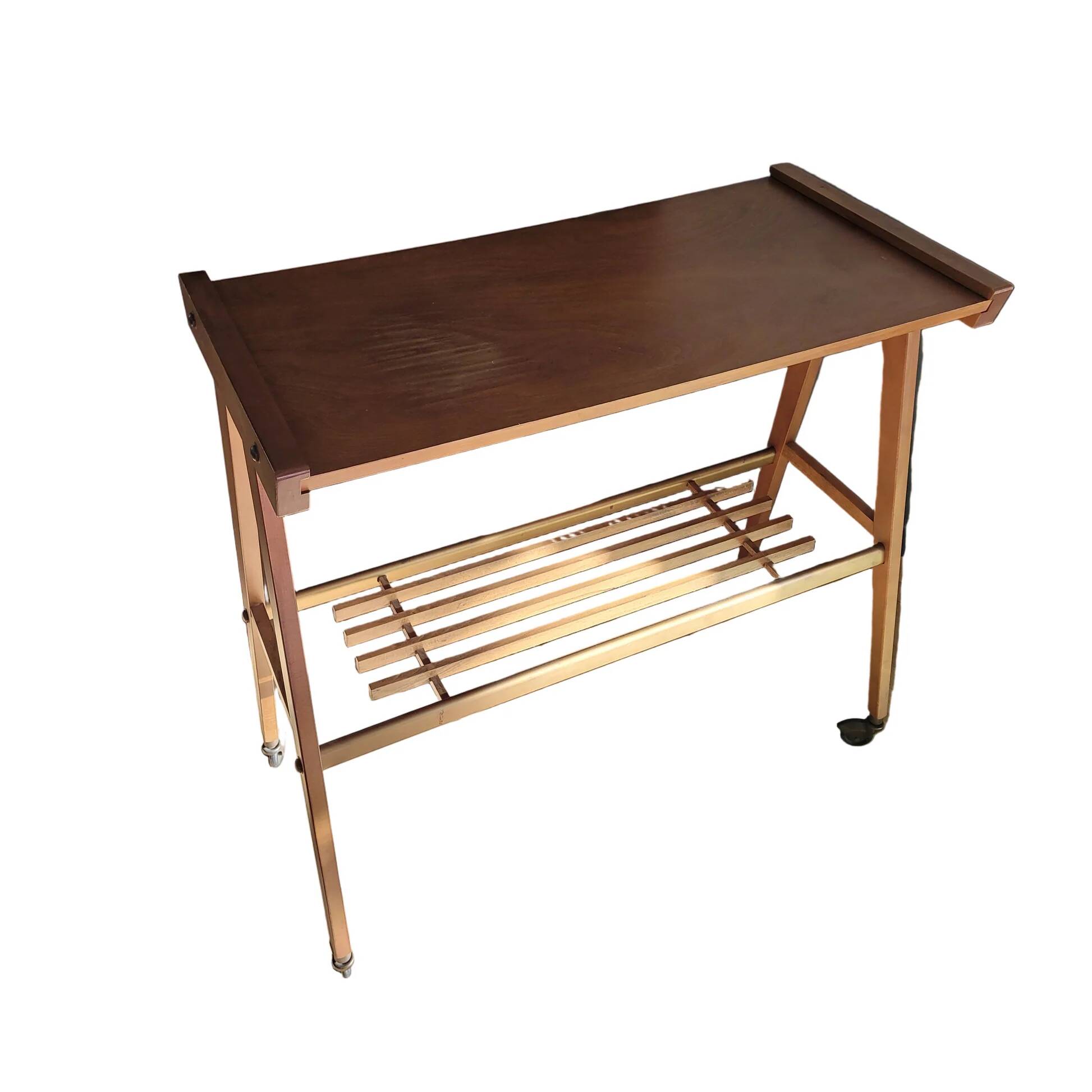 Ciatti wooden trolley on wheels