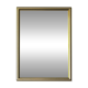 Miroir rectangulaire biseauté au cadre bicolore, Italie, 1960