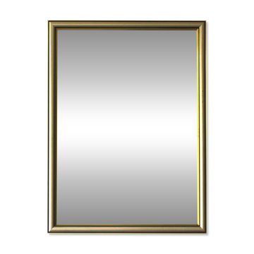 Bevelled rectangular mirror with a two-tone frame, Italy, 1960.
