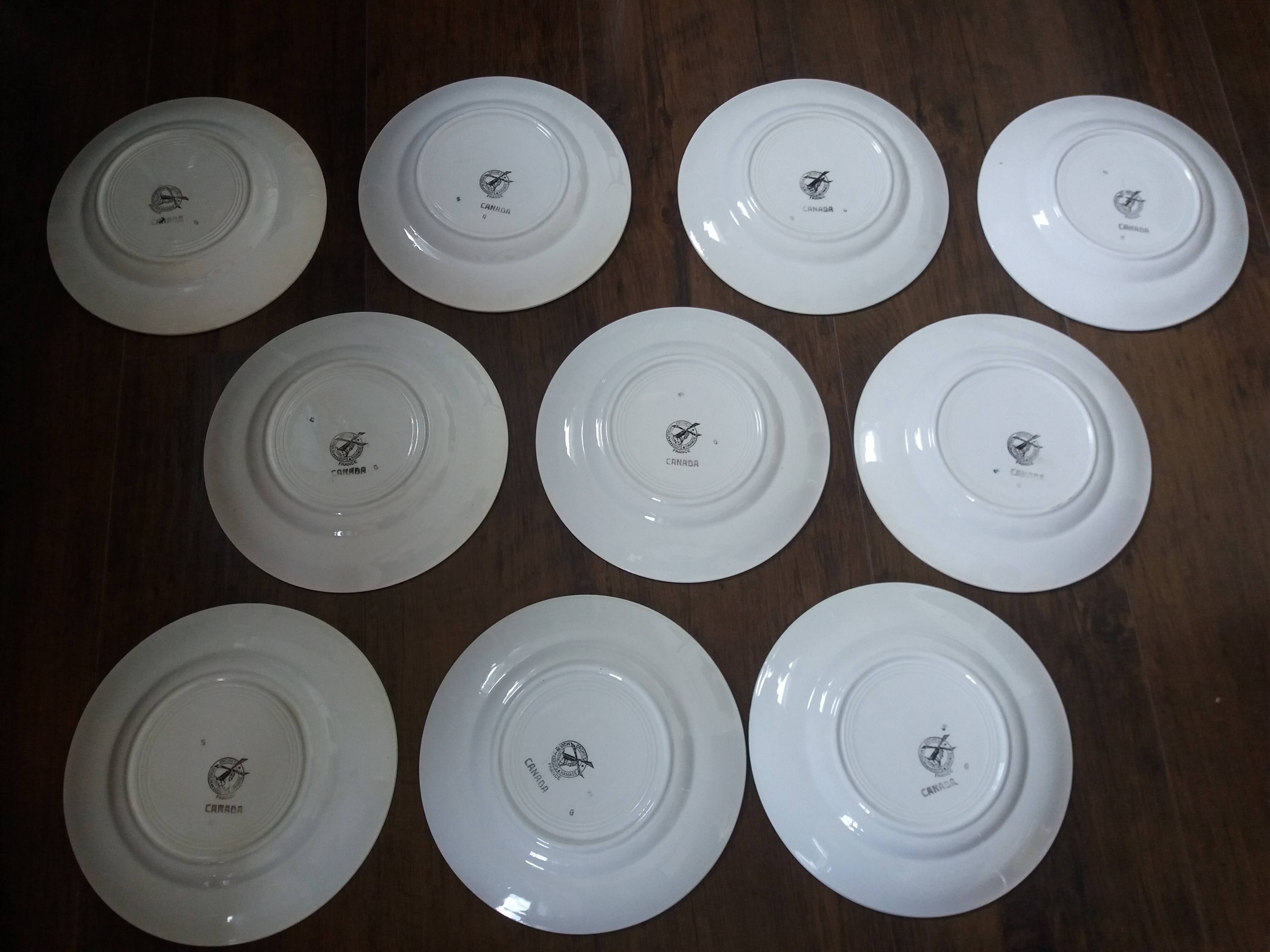 Flat plates Moulin des Loups and Hamage, Orchies, Canada, iron land