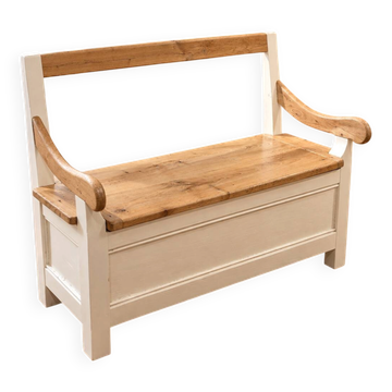 Banc en bois relooké