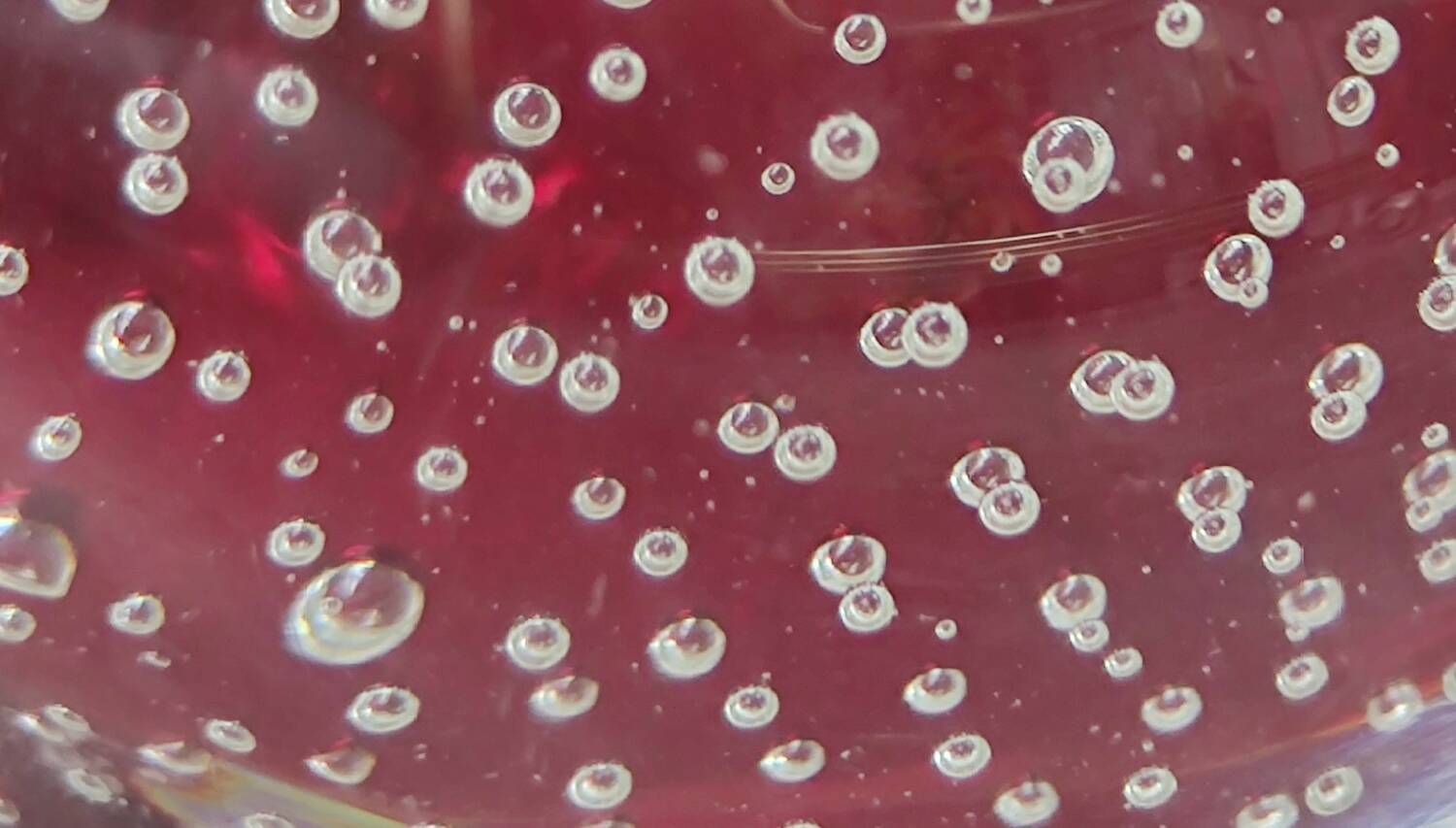 Cendrier vide poche verre bullé Murano Archimède Seguso