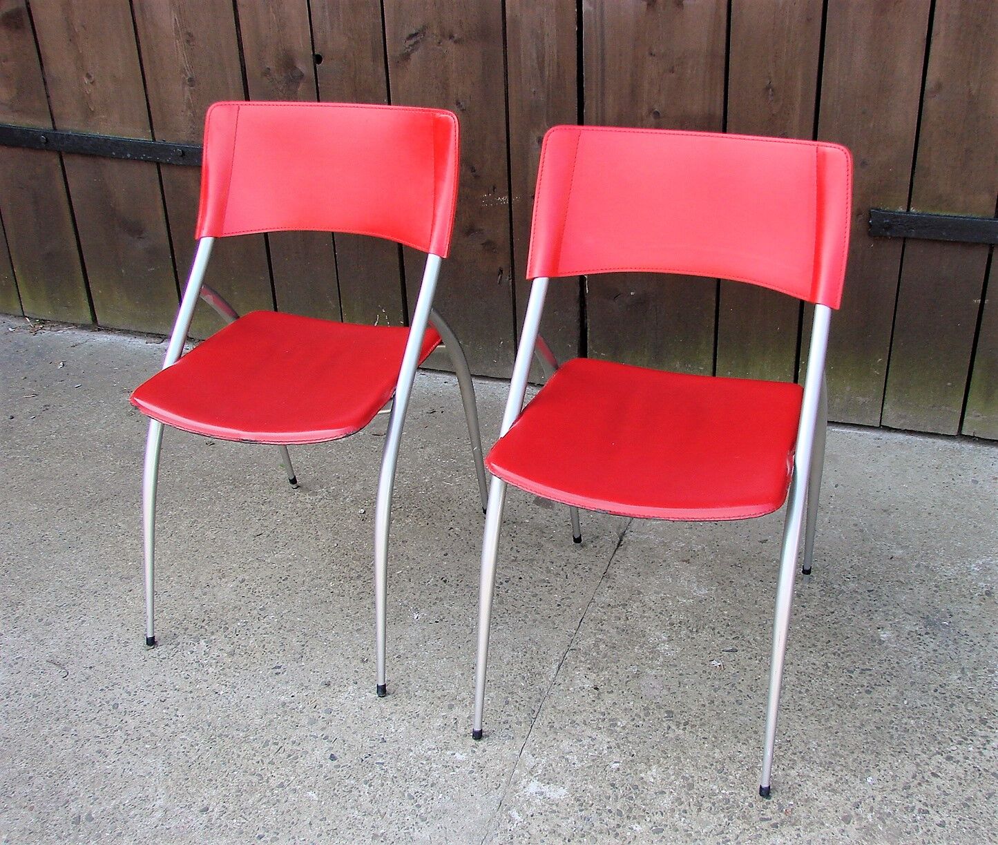 Pair of Italian Calligaris chairs, 1990s
