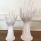 Paire de mains baguier soliflore