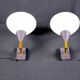 Pair of wall lamps, Italy, 1950