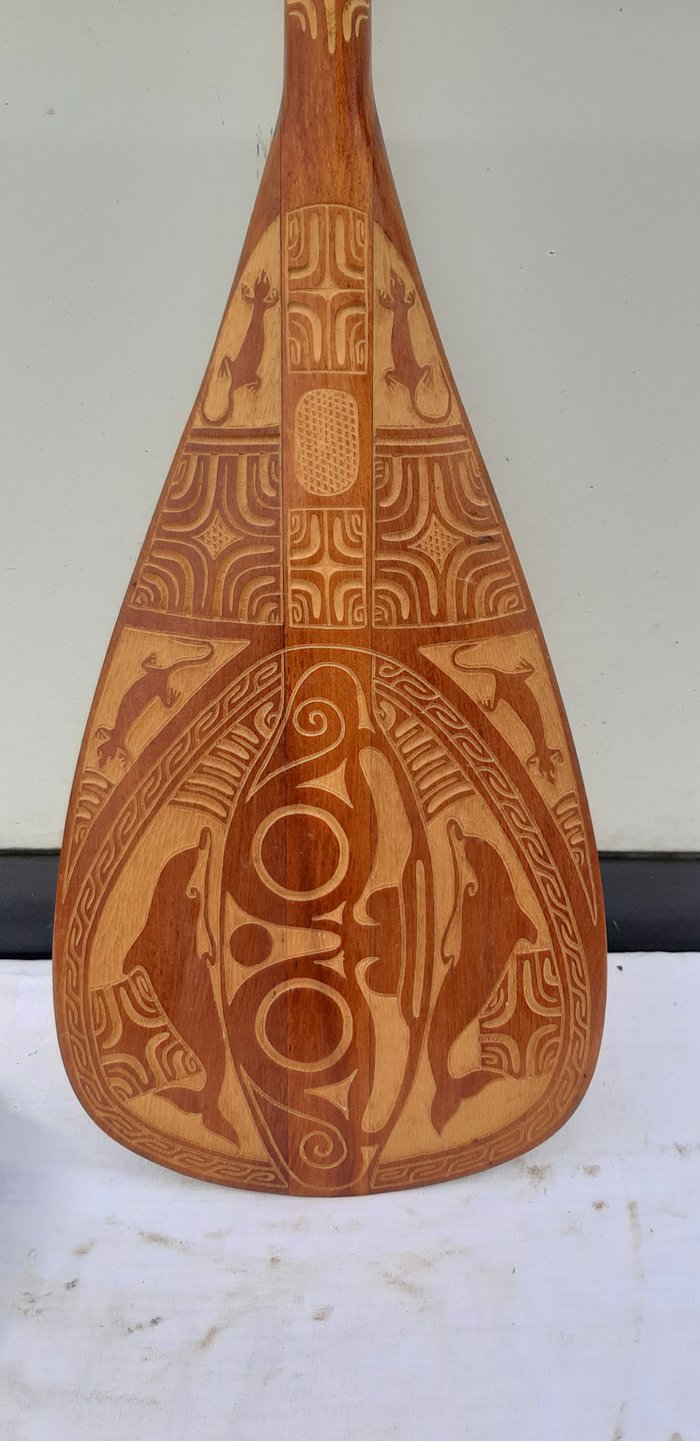 Tahitian Paddle in Exotic Wood