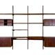 60s 70s teak wall shelf Wall Unit Kai Kristiansen for FM Møbler Denmark