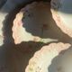 Set of 5 Art Nouveau dessert plates
