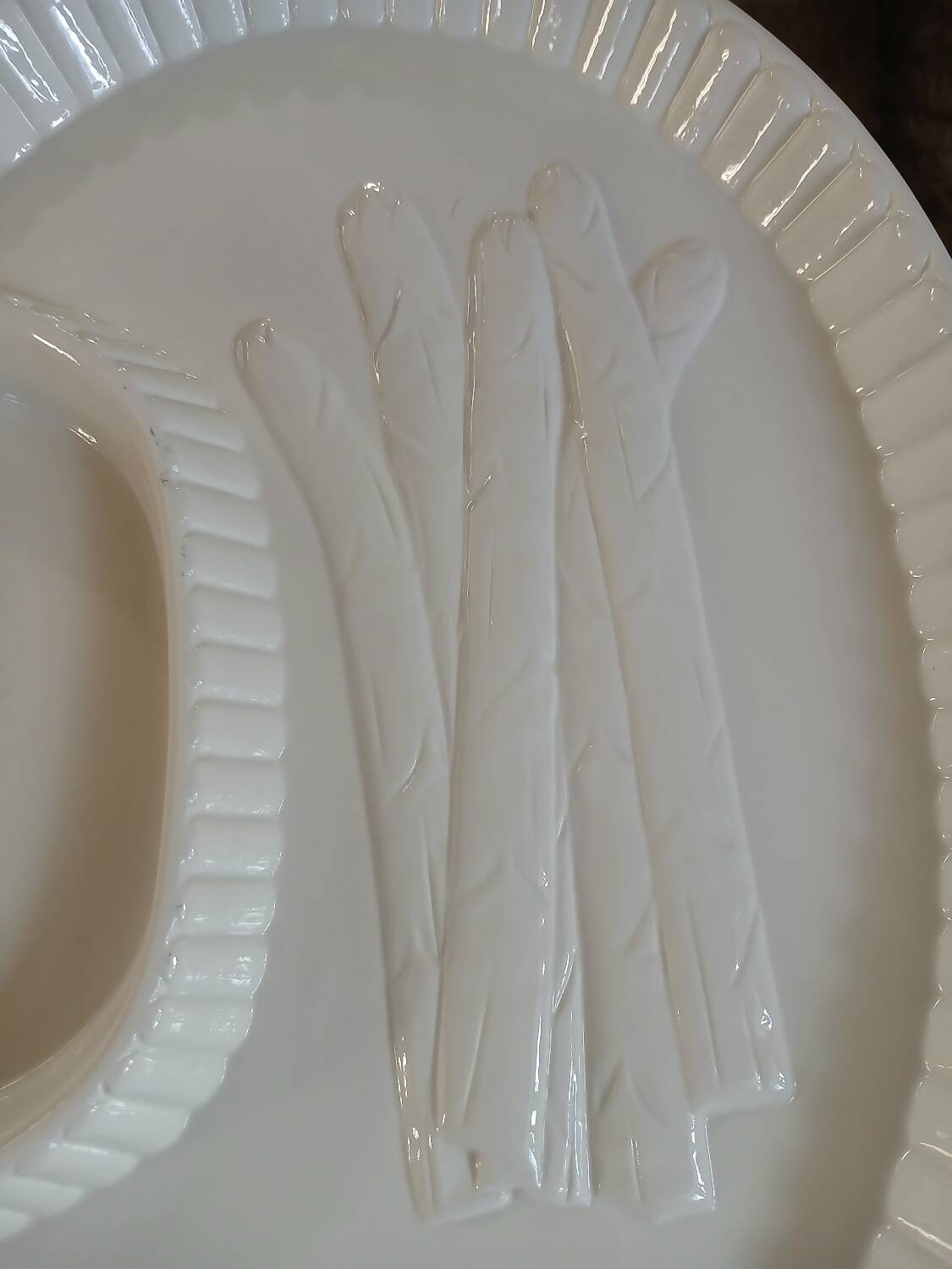 Large vintage earthenware dish