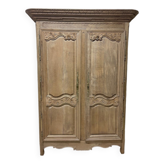 Bleached oak wardrobe