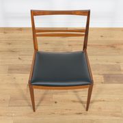 Chaises de salle à manger en teck du milieu du siècle, années 1960, ensemble de 6