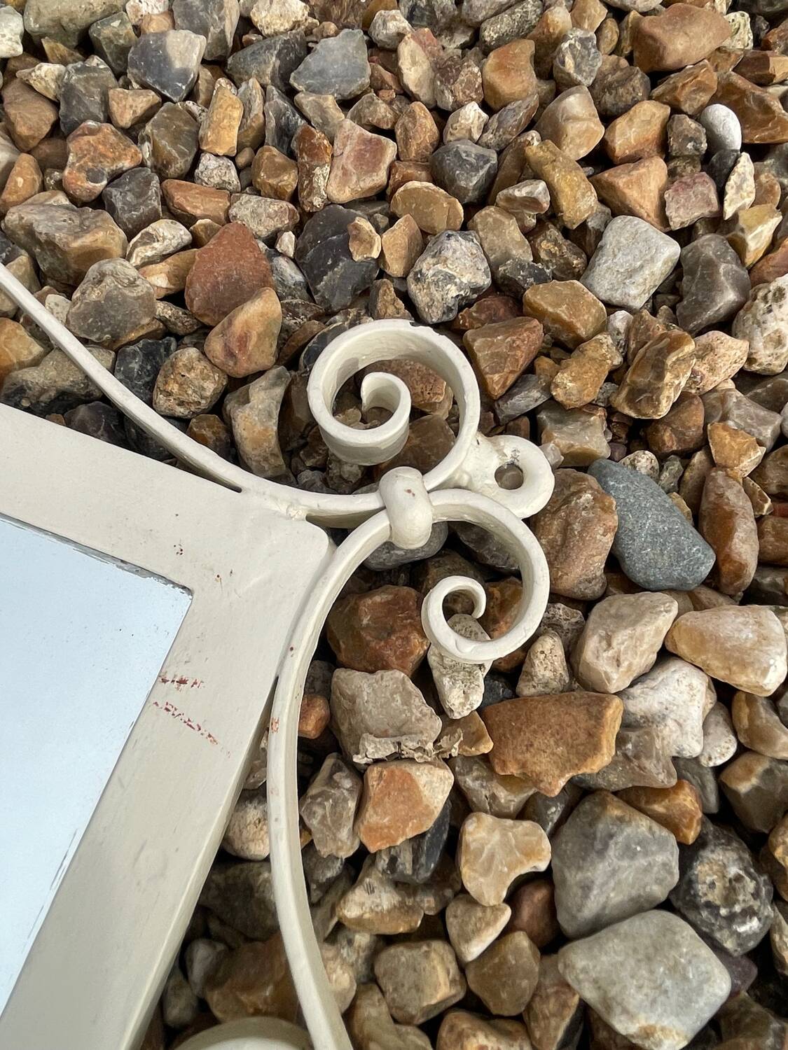 Vintage wrought iron mirror 1960