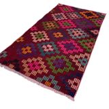 Vintage turkish kilim rug ,  136 x 76 cm
